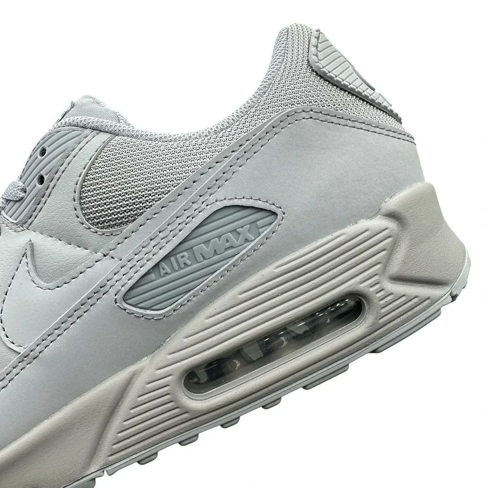 Men's 11.5‎ M - Nike Air Max 90 Wolf Grey Running Shoes CN8490-001 - NEW